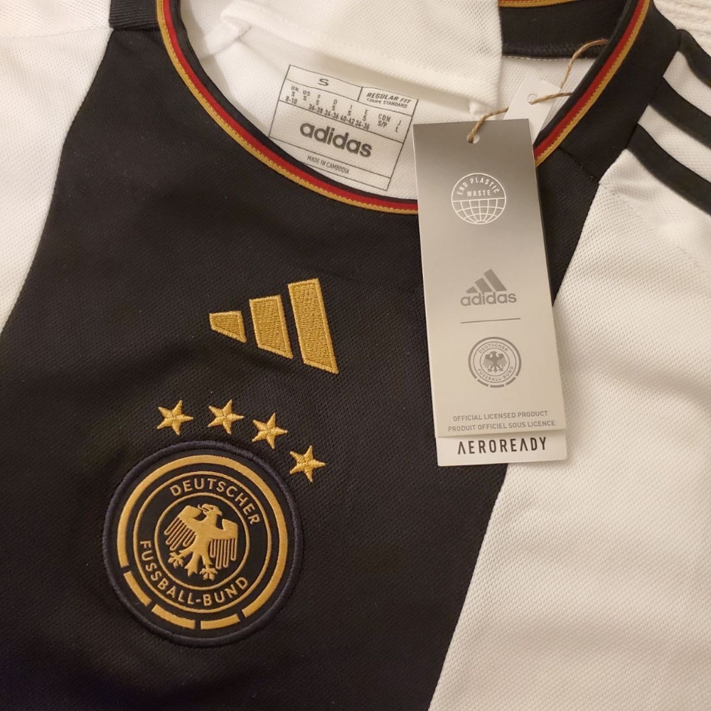 NWT Germany Adidas Women's International Soccer Jersey World Cup FIFA